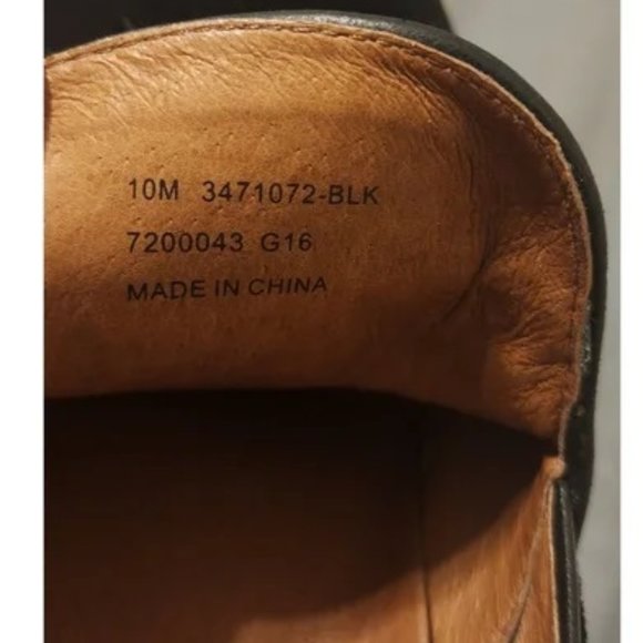 Frye Women's Loafers Black Suede Gemma Tassel - 10 - Picture 9 of 10